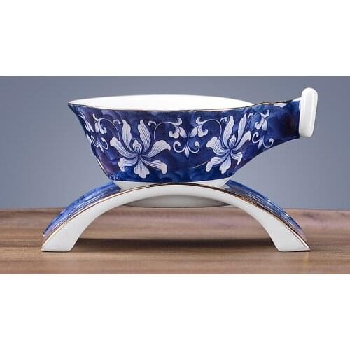 Ancient Rhyme Tea Strainer Ceramic Porcelain Filter Chinese Kung Fu Teaware Accessories Crafts Coffee Strainer Grid Tea Filter