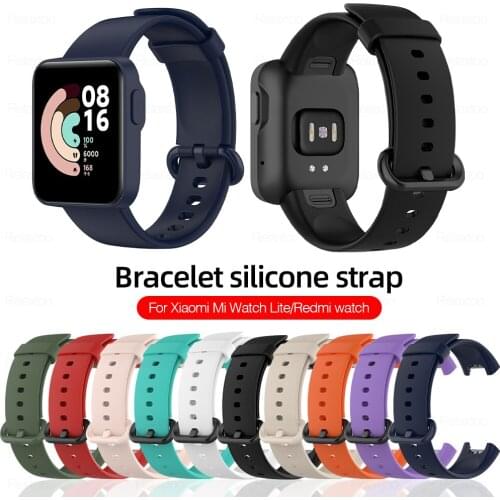 Sport Smart Watch Strap Silicone Replacement Watch Band For Women Wrist Strap For Xiaomi Redmi Mi Watch Lite Xiomi Xiaomy Xaomi