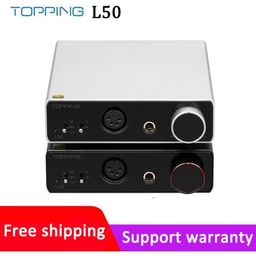TOPPING L50 NFCA Headphone Amplifier SE+BAL Input 6.35mm/XLR Output Hi-Res Audio Amp