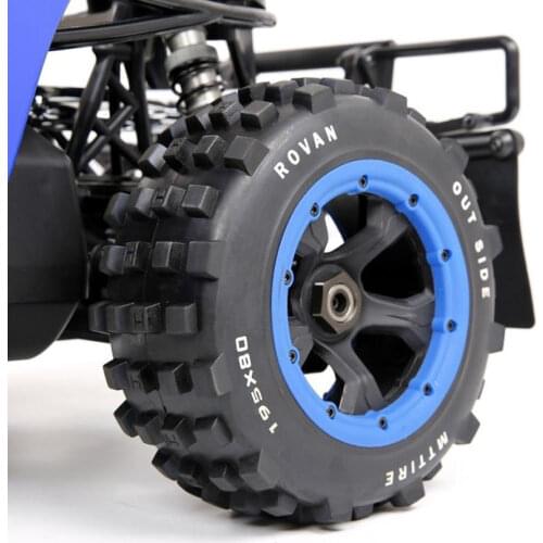 Waterproof Wear Resistant Tire Giant Grip Wheel Sets For1/5 Losi Desert Buggy DBXL DBXL-E 5ive-T RC Car Parts 195*80mm 4pcs/set