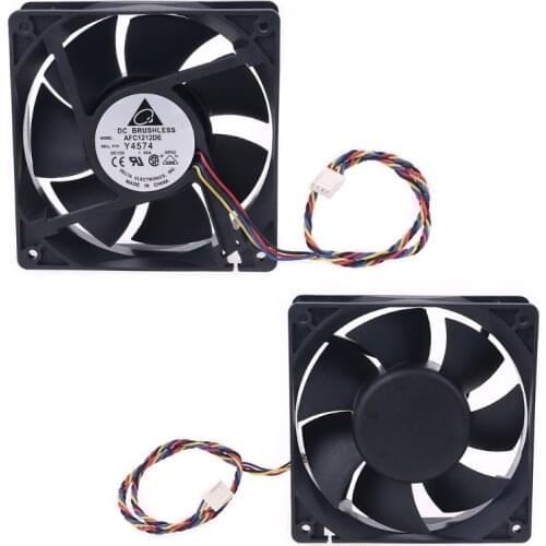 120x120x38mm Brushless DC 12V 1.6A PWM Server Cooling Fan For Delta AFC1212DE