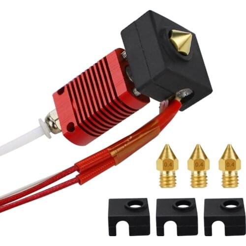 3D Full Metal J-head CR10 Hotend Extrude Hot End Kit For Creality Ender-3/5 Pro CR10 10S Bowden Extruder 12/24V 3D Printer Part