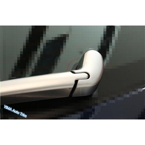 Lapetus Car Styling ABS Rear Behind Windshield Window Wiper Protective Cover Trim Fit For Jaguar F-Pace 2017 2018 2019 2020