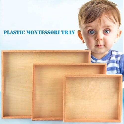 Kids Toys Montessori Materials Wooden Toys Wood Small Tray Toys Teaching Aids Preschool Early Educational Toys For Children Gift