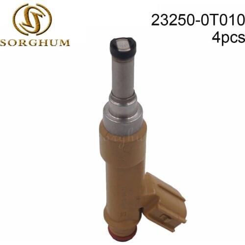 NEW 4PCS FOR TOYOTA COROLLA ALTIS 2010-12 DUO 1.8 FUEL INJECTOR NOZZLE 23250-0T010 232500T010 23209-39145 23250-39145