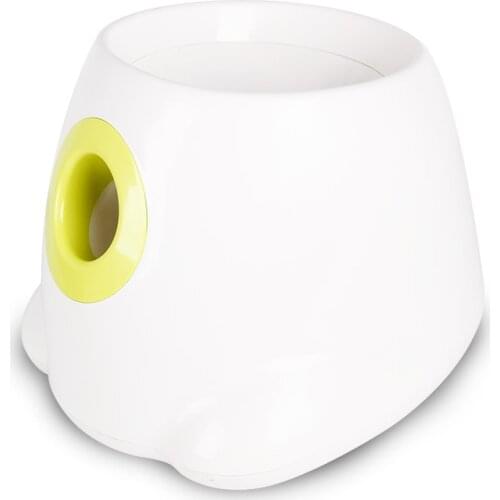 Dog Pet Toys Tennis Launcher Automatic Throwing Machine Pet Ball Throw Device 3/6/9m Section Emission with 3 Balls Dog Training