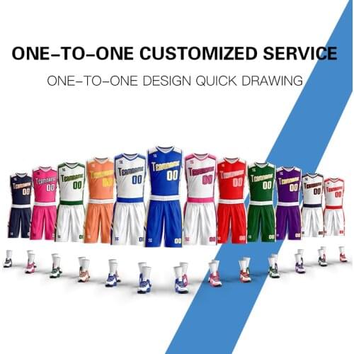 Custom personalized sublimation sports basketball shorts jersey new design basketball jerseys mens youth Training Suit