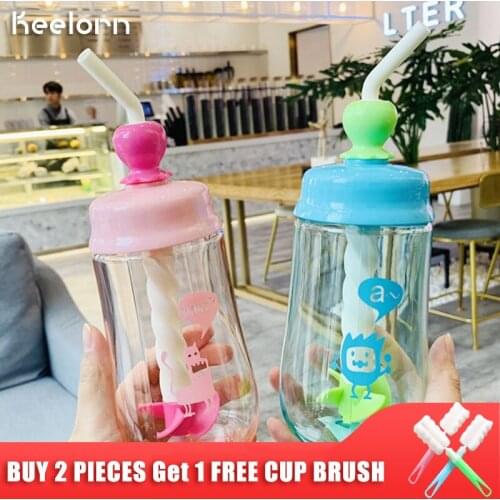 Keelorn 450ml Creative 4 color my portable space water bottles with tea infuser high quality style sports bottle