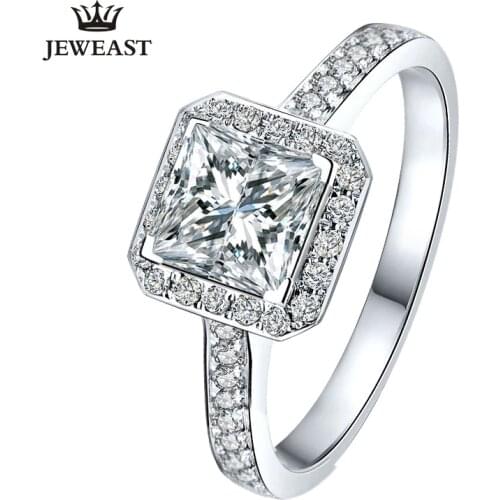 XZ Natural diamond 18K gold Pure Gold Ring Real 18K gold Solid Gold Ring Trendy Classic Party Fine Jewelry Hot Sell New 2019