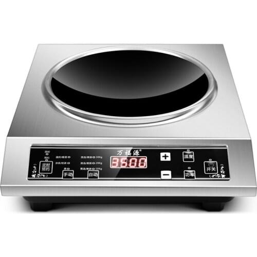 Commercial Induction Cooker 3500W High Power Energy Saving Concave Induction Cooker Household Battery Stove Explosion Concave