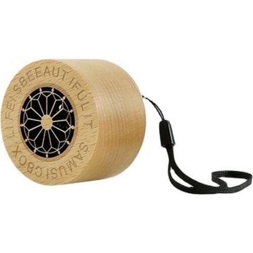 Round Wooden Bluetooth Speaker for Outdoor Portable Speakers Car and Subwoofer Powered Pa System