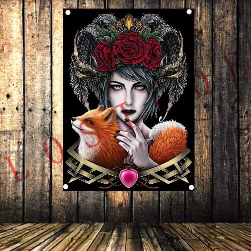 Metal Music pop Band graffiti culture Shabby chic Rock poster flag banner tapestry cloth Art Bar Cafe Bedroom Home Decor Gift