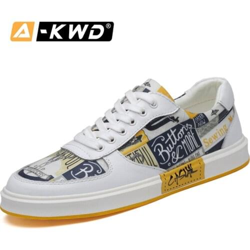 Fashion Black White Men Designer Sneakers for Men Split Leather Mens Trainers New Autumn Breathable Man Shoes Casual Lace-up Shoes-Men Leather Genuine Low Help Snakers Plus Size Shoes 36-46 Male Flats