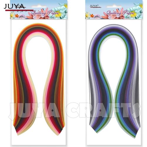 Juya Metallic Paper Quilling 24 Mixed Colors Set 2/3/5/7/10mm width Available