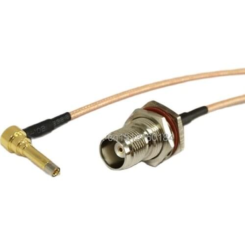 New Wireless Modem Wire TNC Female Jack To MS156 Right Angle Connector RG316 Wholesale Fast Ship 15CM 6"