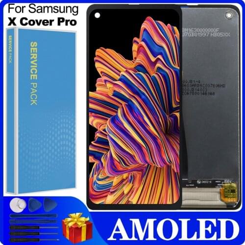 Original 6.3" LCD For Samsung Galaxy X Cover Pro G715FN G715 LCD Display Touch Screen Digitizer Assembly For Xcover Pro SM-G715F