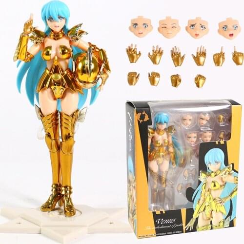 Great Toys/GT Saint Seiya Myth Cloth EX Holy Female Pisces Venus Knights of the Zodiac Action Figure Metal Armor Model Toy