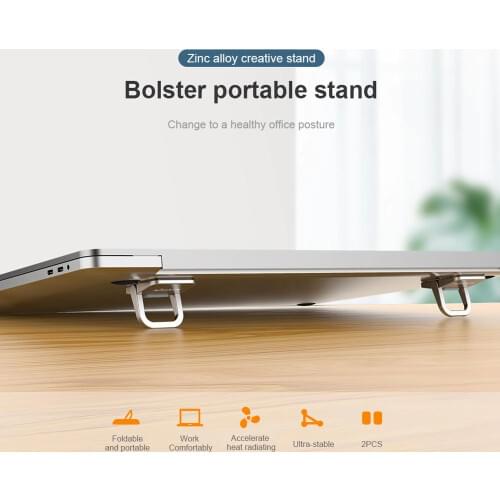 NILLKIN Aluminium Alloy Laptop Stand Mini Portable Notebook Stand Heat Release laptop holder For Laptop Notebook 11.6-17inch