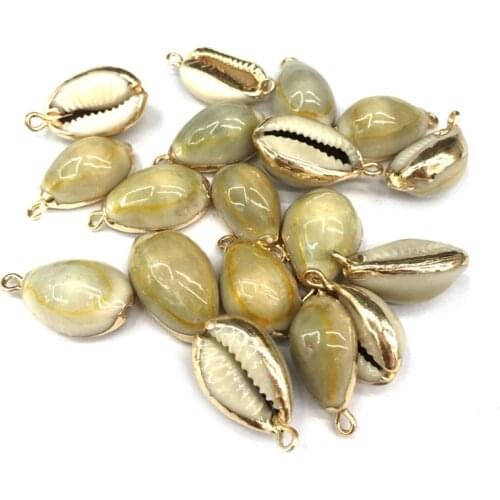 Natural shell fashion shell Pendants Charms Necklace pendant for Jewelry Making DIY Bracelet Necklaces Accessories Size 13x25mm