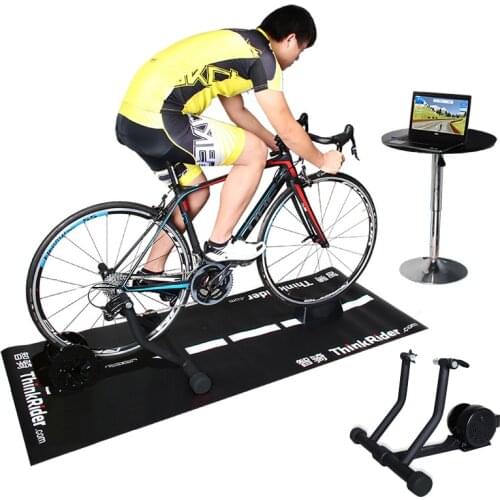 ThinkRider Home Bicycle Trainer MTB Road Bike Built-in Power Meter Bike Trainers Platform For PowerFun Zwift PerfPro
