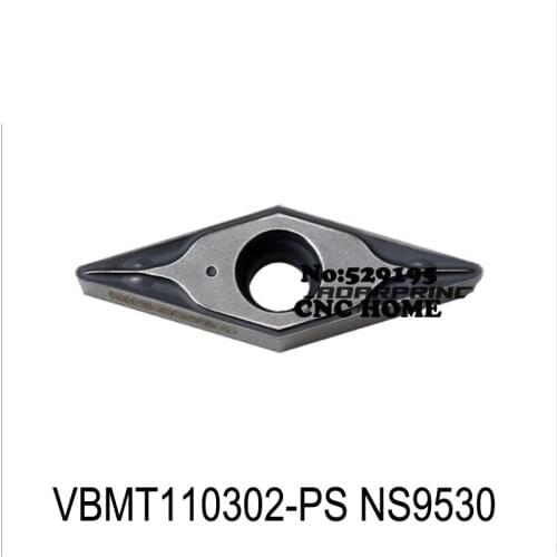 VBMT VBMT110304 VBMT110302 VBMT110304-PS VBMT110302-PS NS9530 Lathe Cutter Turning Tools Tungsten Carbide Insert CNC