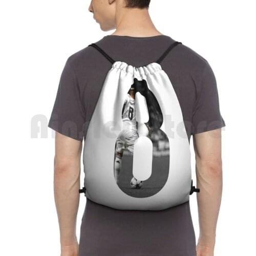 Toni Kroos Backpack Drawstring Bags Gym Bag Waterproof Toni Kroos German Football Soccer Spain Goals Forward Photoshop