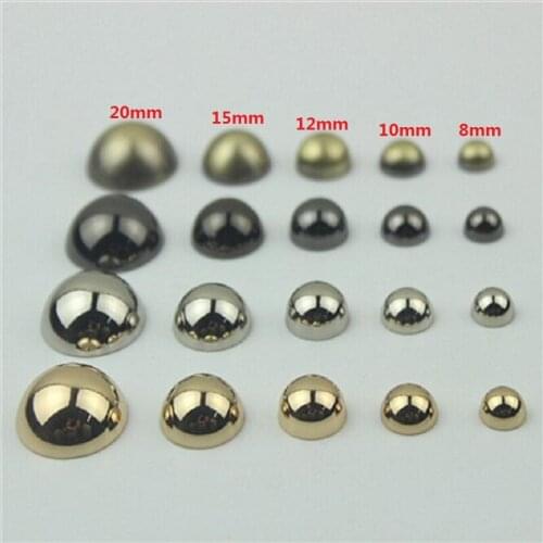 10pcs/lot) Luggage, leather goods, hardware accessories, leather bag, mushroom screw, screw bag, handbag bottom rivet