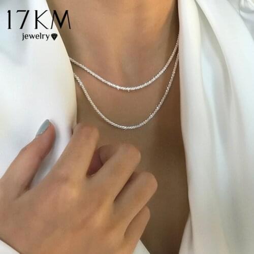 Серебряные чокеры 17KM China At AliExpress