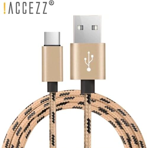 !ACCEZZ USB Type C Charging Cable For Samsung S8 S9 Fast Charge Data Cord For Huawei P10 P20 Pro Xiaomi Mi8 Phone Charger Cables