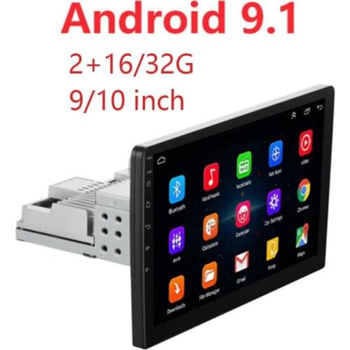 9/10.1 Inch 1 din Android 9.1 2+16/32G Car Multimedia 1din Auto Radio Gps Central FM USB One Din Autoradio Car Stereo