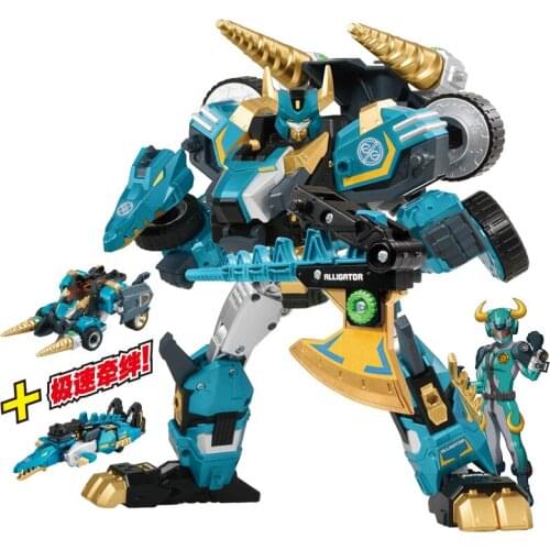 TOMY Tomica Earth Pioneer EG04 Transformation Car Robot Toy Model Bison Crocodile Deformed Car Toy Collectible Boys Toy Gift