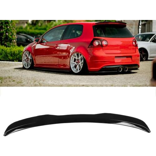 Gloss Black Maxton Style Rear Roof Spoiler Extension For Volkswagen Golf Mk5 R32 2004 2005 2006 2007 2008