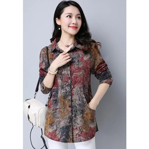 Блузки с принтом HELELYN China At AliExpress