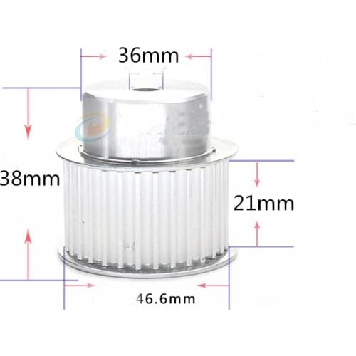 HTD 5M pulley timing pulley 5M30T Timing Belt Synchronous wheel Pulley width 21mmm