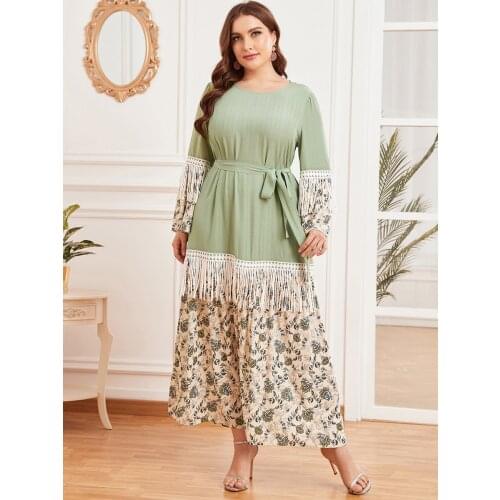 Eid Muslim Women Dress Mubarak Abaya Dubai Hijab Dresses Turkey Islamic Clothing Caftan Marocain Kaftan Vestido Musulmane Femme