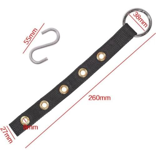 Car Dent Repairing Tool Crowbar Accessories S Hook Nylon Pulling Belt Match