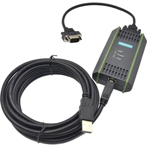 AMSAMOTION USB Programming Cable 6ES7972-0CB20-0XA0 PC Adapter For Siemens S7-200/300/400 RS485 Profibus MPI/PPI 9-pin