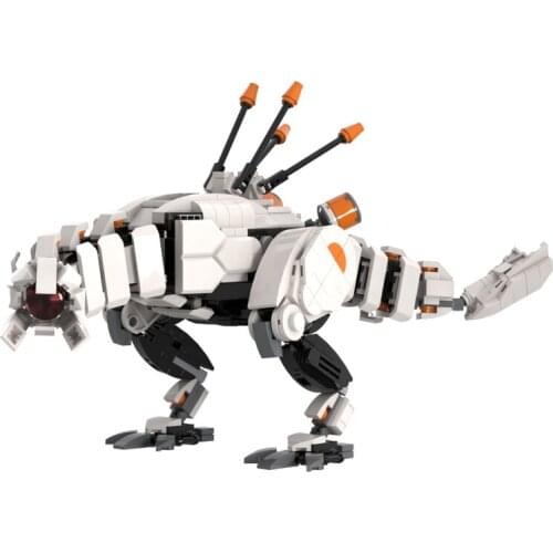 MOC Medium Sized Tooth Horizon Thunder Monster Building Blocks Beast Dinosaur Bricks Idea Toys For Children Birthday Xmas Gifts