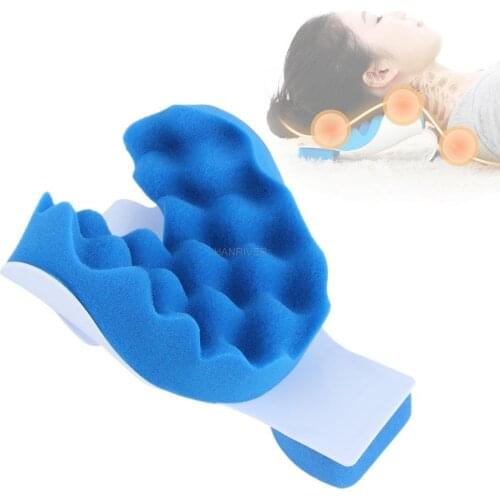 Creative head pillow Portable head and neck massage pillow support pillow Cervical spine pillow sponge neck pillow