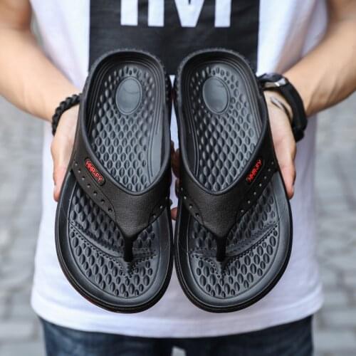 2020 New Summer Shoes Men EVA Flip Flops Home Slippers Beach Sandals Non-slip Men Slippers Outdoor Casual Men Flat Shoes TX94
