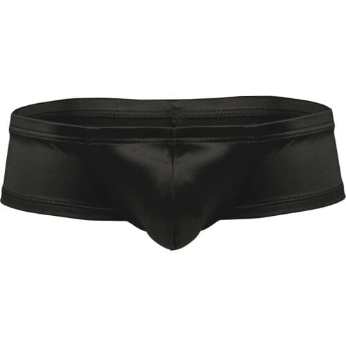 Men Lingerie Erotic for Sex Men Bikini Briefs Underwear Panties Wetlook Bulge Pouch Low Rise Underpants Comfortable Shorts