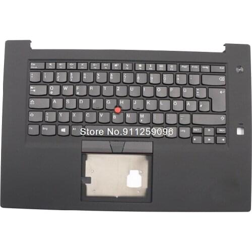 Laptop PalmRest&keyboard For Lenovo For Thinkpad P1 X1 For Extreme 1st Gen Germany GR 01YU774 01YU775 Upper Case Cover w/o FPR
