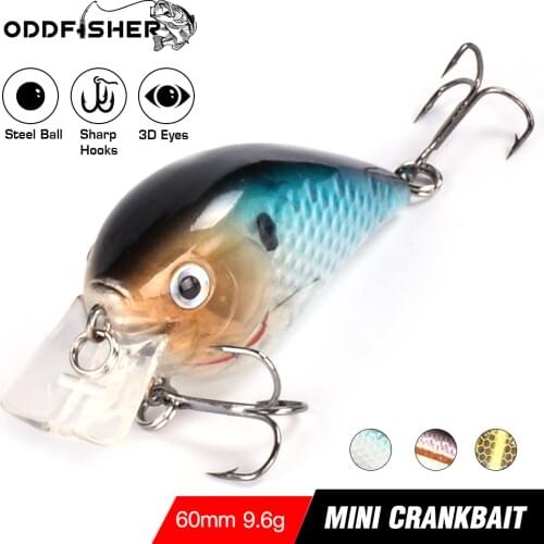Crankbait Fishing Lures Mini Jerkbait Swimbait Wobblers For Pike Swim Crank Bait Topwater Hard Bass Sea Powerbait Winter 6cm 9g