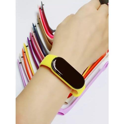 Strap for Xiaomi Mi Band 6 5 4 3 Sport Wristband Silicone Bracelet correa For MiBand 6 replacement strap For mi band5 watch band