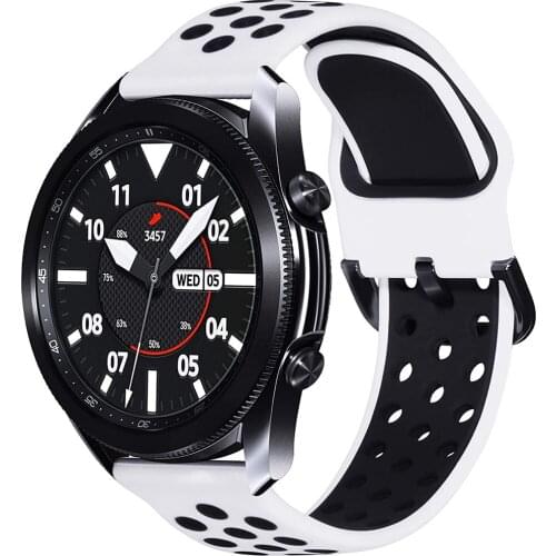 For Samsung Galaxy Watch 3 41mm Sport Band Quick Release Silicone Breathable Strap for Galaxy Active 2 40mm 44mm Smartwatch