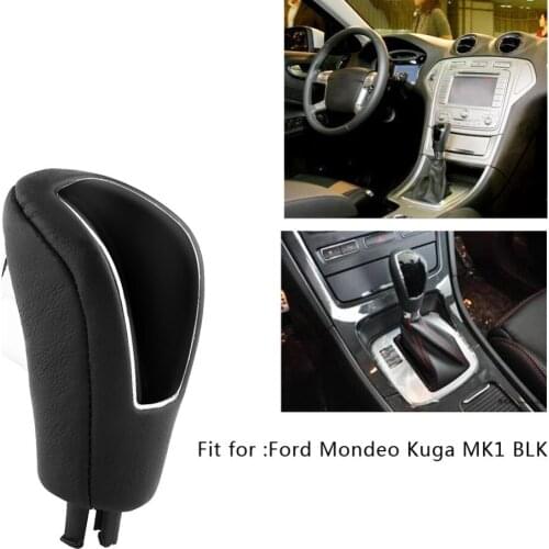 Car Gear Shift Knob Head Automatic Transmission Lever Handle Gear Shift Knob Stick Head For Ford Mondeo Kuga MK1 BLK Car-Styling