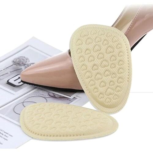 Forefoot Half Insoles for Sandals High Heels Pain Relief Shoe Inserts Foot Pad Sponge Anti-slip Sole Forefoot Shoe Cushion