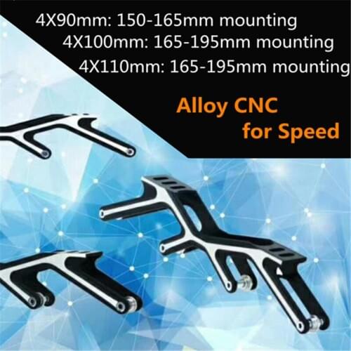 High Quality Cool Style Inline Speed Skates Base for 4X110MM 4X100MM 4X90MM Skating frame 150MM 165MM 195MM Support Alloy CNC