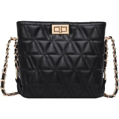 Women Purses High Quality Bucket Fashion Purses And Handbags Luxury Designer Crossbody Bag Chain Bag Diamond Lattice Handbags