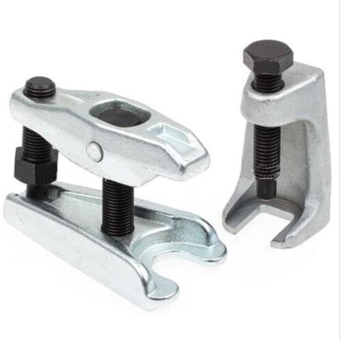 2PCS/SET Chrome-vanadium Steel Heat Treated Silver Vertical Ball Joint Puller Removal Seperator Auto Repair Tool Set